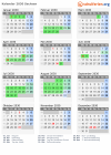 Kalender 2030 mit Ferien und Feiertagen Sachsen