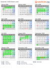 Kalender 2030 mit Ferien und Feiertagen Basel-Land