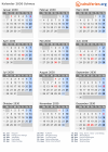 Kalender 2030 mit Ferien und Feiertagen Schwyz