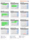 Kalender 2030 mit Ferien und Feiertagen Solothurn