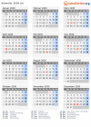 Kalender 2030 mit Ferien und Feiertagen Uri