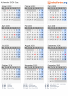 Kalender 2030 mit Ferien und Feiertagen Zug