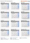Kalender 2031 mit Ferien und Feiertagen Aserbaidschan