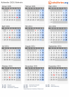 Kalender 2031 mit Ferien und Feiertagen Bahrain