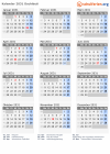 Kalender 2031 mit Ferien und Feiertagen Dschibuti