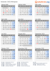 Kalender 2032 mit Ferien und Feiertagen Äthiopien