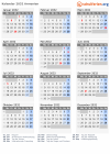 Kalender 2032 mit Ferien und Feiertagen Armenien