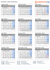 Kalender 2032 mit Ferien und Feiertagen Bahamas