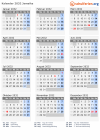 Kalender 2032 mit Ferien und Feiertagen Jamaika