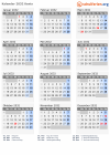 Kalender 2032 mit Ferien und Feiertagen Kenia