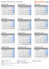 Kalender 2032 mit Ferien und Feiertagen Kongo, Dem. Rep.