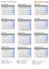 Kalender 2032 mit Ferien und Feiertagen Senegal