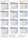 Kalender 2033 mit Ferien und Feiertagen Äthiopien