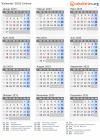 Kalender 2033 mit Ferien und Feiertagen Eritrea