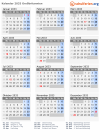 Kalender 2033 mit Ferien und Feiertagen Großbritannien