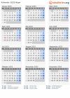 Kalender 2033 mit Ferien und Feiertagen Niger