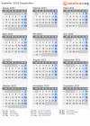 Kalender 2033 mit Ferien und Feiertagen Seychellen