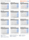 Kalender 2033 mit Ferien und Feiertagen Usbekistan
