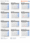 Kalender 2034 mit Ferien und Feiertagen China