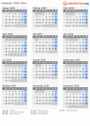 Kalender 2035 mit Ferien und Feiertagen China