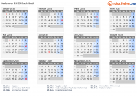 Kalender 2035 mit Ferien und Feiertagen Dschibuti