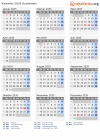 Kalender 2035 mit Ferien und Feiertagen Guatemala