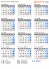 Kalender 2035 mit Ferien und Feiertagen Madagaskar
