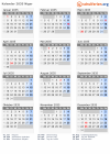Kalender 2035 mit Ferien und Feiertagen Niger