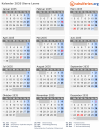 Kalender 2035 mit Ferien und Feiertagen Sierra Leone