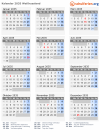 Kalender 2035 mit Ferien und Feiertagen Weißrussland
