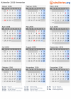 Kalender 2036 mit Ferien und Feiertagen Armenien