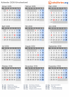 Kalender 2036 mit Ferien und Feiertagen Griechenland