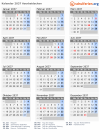 Kalender 2037 mit Ferien und Feiertagen Aserbaidschan