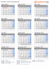 Kalender 2037 mit Ferien und Feiertagen Kambodscha