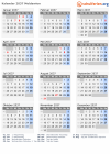 Kalender 2037 mit Ferien und Feiertagen Moldawien