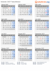 Kalender 2037 mit Ferien und Feiertagen Tadschikistan