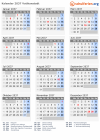 Kalender 2037 mit Ferien und Feiertagen Vatikanstadt