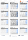 Kalender 2037 mit Ferien und Feiertagen Vereinigte Arabische Emirate