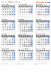 Kalender 2038 mit Ferien und Feiertagen Tadschikistan