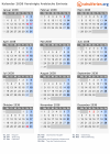 Kalender 2038 mit Ferien und Feiertagen Vereinigte Arabische Emirate