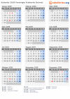 Kalender 2039 mit Ferien und Feiertagen Vereinigte Arabische Emirate