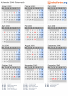 Kalender 2040 mit Ferien und Feiertagen Österreich