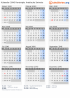 Kalender 2040 mit Ferien und Feiertagen Vereinigte Arabische Emirate