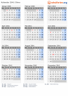 Kalender 2041 mit Ferien und Feiertagen China